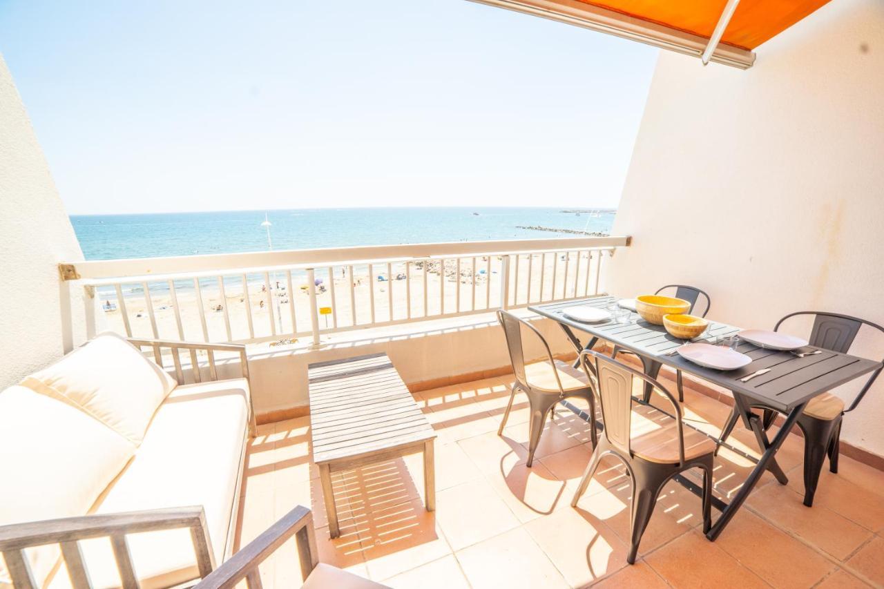 Le Dream Beach-Terrasse-Vue Mer D'Exception-Wifi-Parking - Top Pros Servicesconciergerie Palavas-les-Flots Luaran gambar