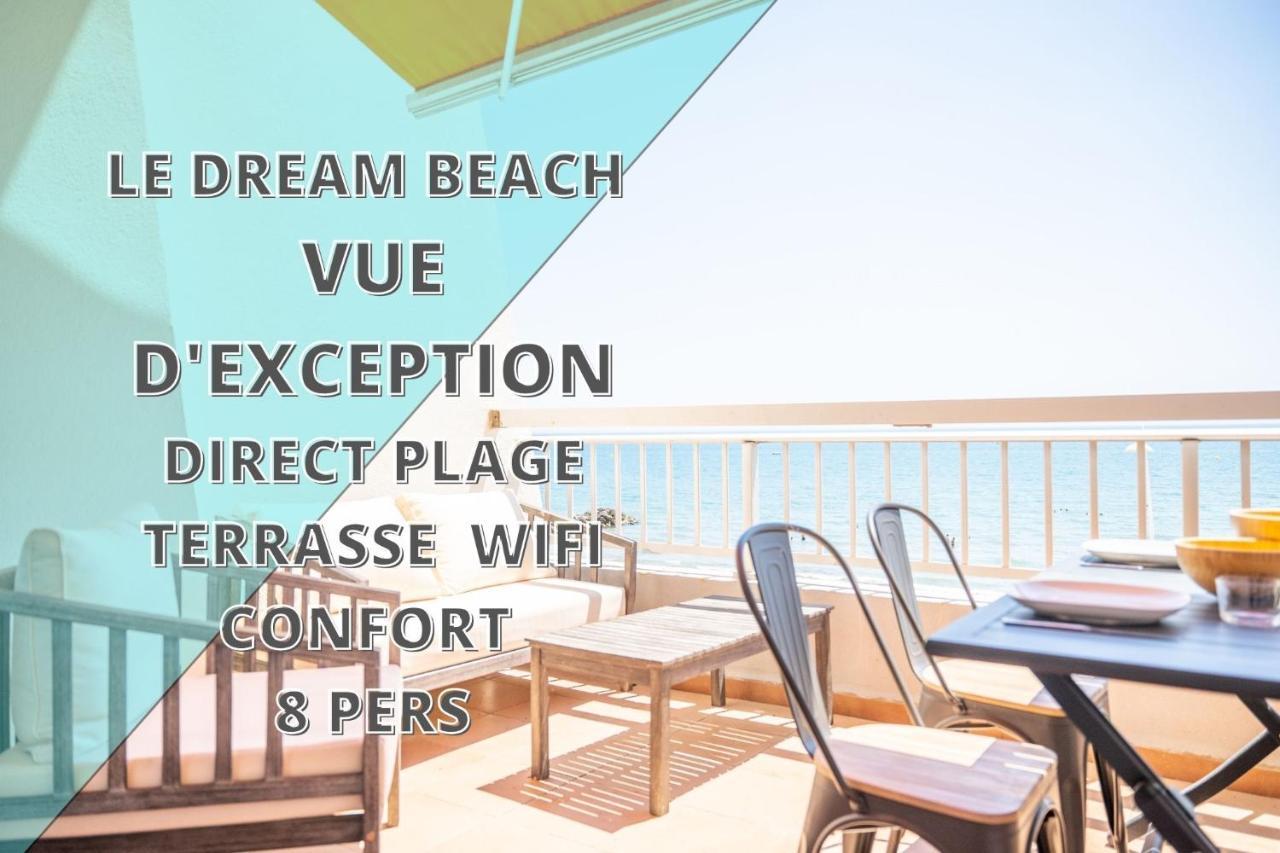 Le Dream Beach-Terrasse-Vue Mer D'Exception-Wifi-Parking - Top Pros Servicesconciergerie Palavas-les-Flots Luaran gambar