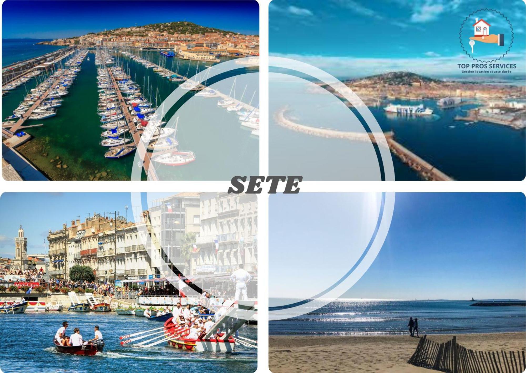 Le Dream Beach-Terrasse-Vue Mer D'Exception-Wifi-Parking - Top Pros Servicesconciergerie Palavas-les-Flots Luaran gambar